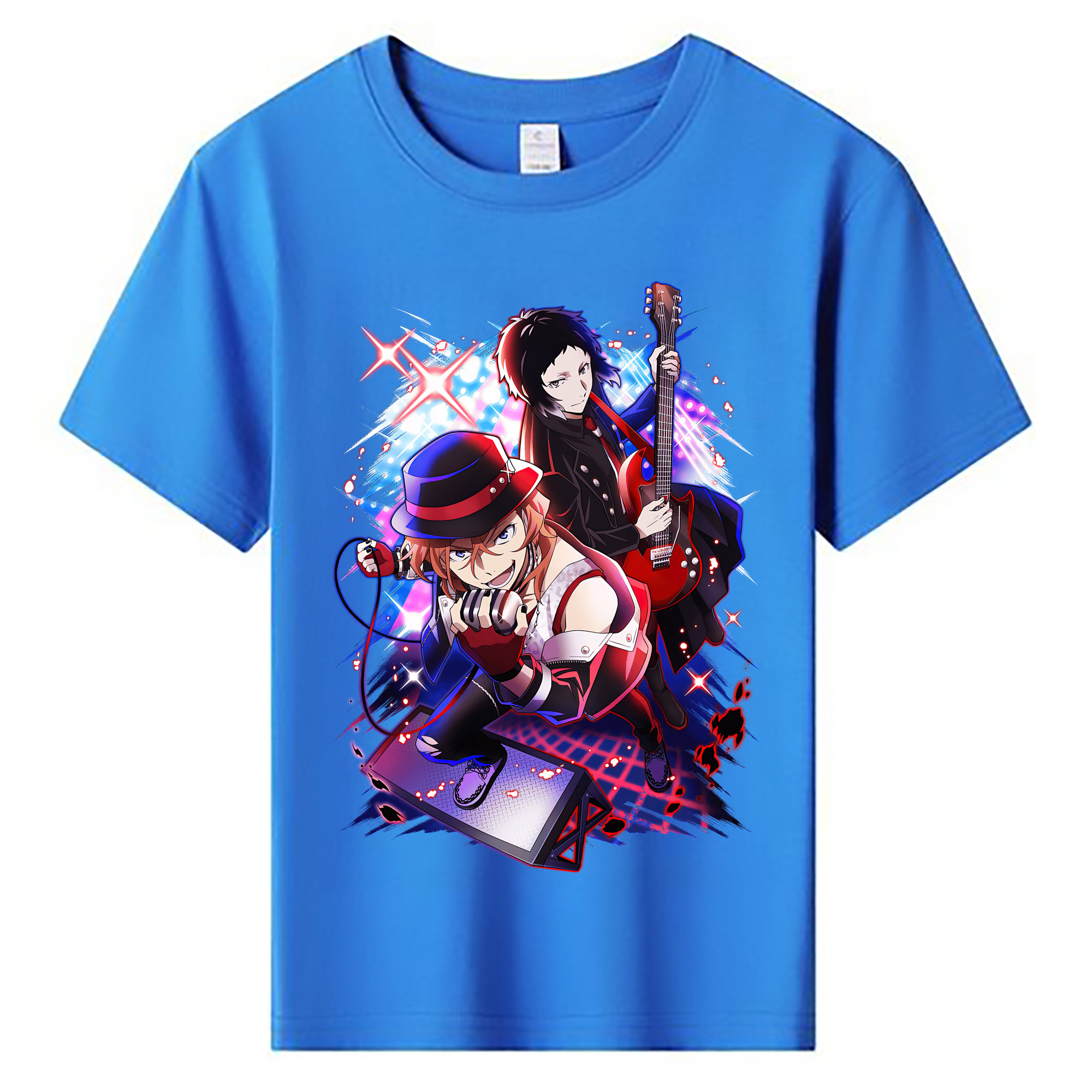 （画像用） 文豪ストレイドッグス Bungo Stray Dogs 綿100％キッズTシャツ（フロントプリント）